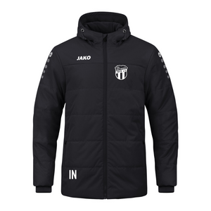 JAKO Coachjacke Team mit Kapuze schwarz (inkl. Bedruckung) - TSV Dettingen