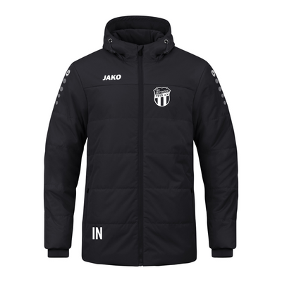JAKO Coachjacke Team mit Kapuze schwarz (inkl. Bedruckung) - TSV Dettingen