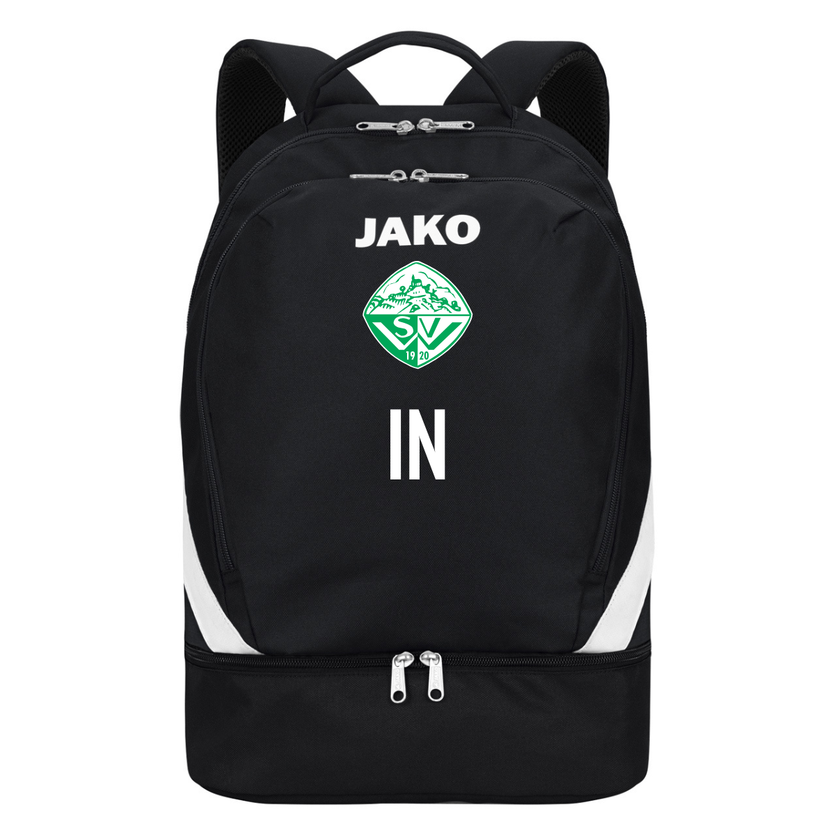 JAKO Rucksack Iconic schwarz (inkl. Bedruckung) - SV Wurmlingen