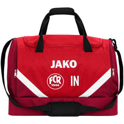 JAKO Sporttasche Iconic (inkl. Bedruckung) rot/weinrot - FC Rottenburg