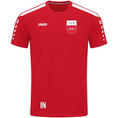 T-Shirt Power (Baumwolle) rot (inkl. Bedruckung) - TV Rottenburg