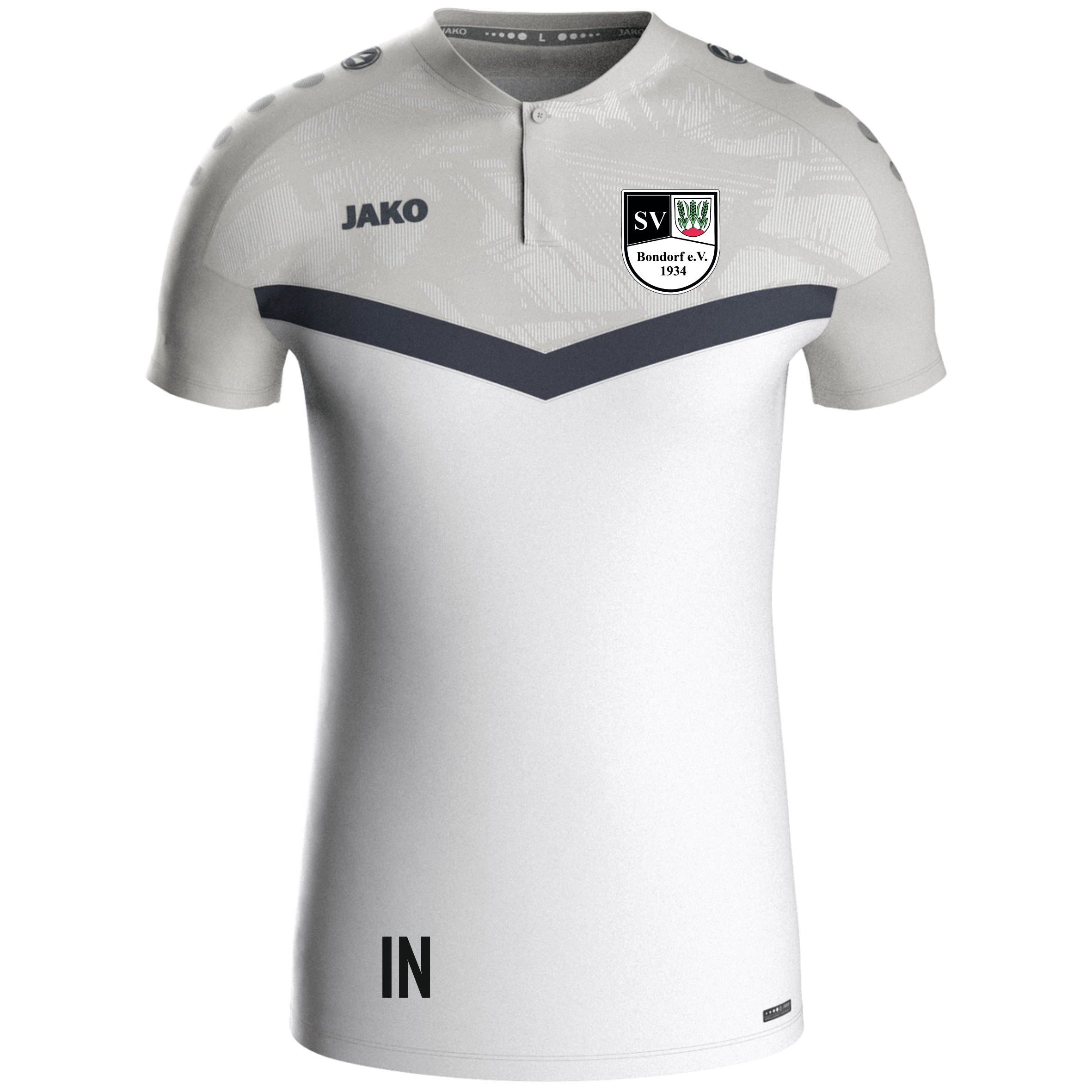 Jako Polo Iconic Weiß - SV Bondorf Aktive