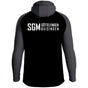 JAKO Kapuzenjacke Iconic weiß/soft grey/anthra light (inkl. Bedruckung) - SGM Göttelfingen/Baisingen