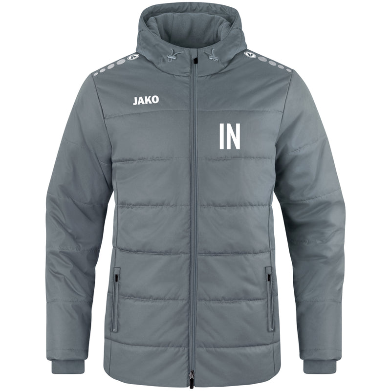 JAKO Coachjacke Team mit Kapuze steingrau (inkl. Bedruckung) - SGM Eutingen/Hochdorf/Vollmaringen