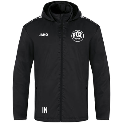 JAKO Allwetterjacke Team 2.0 (inkl. Bedruckung) schwarz - FC Rottenburg