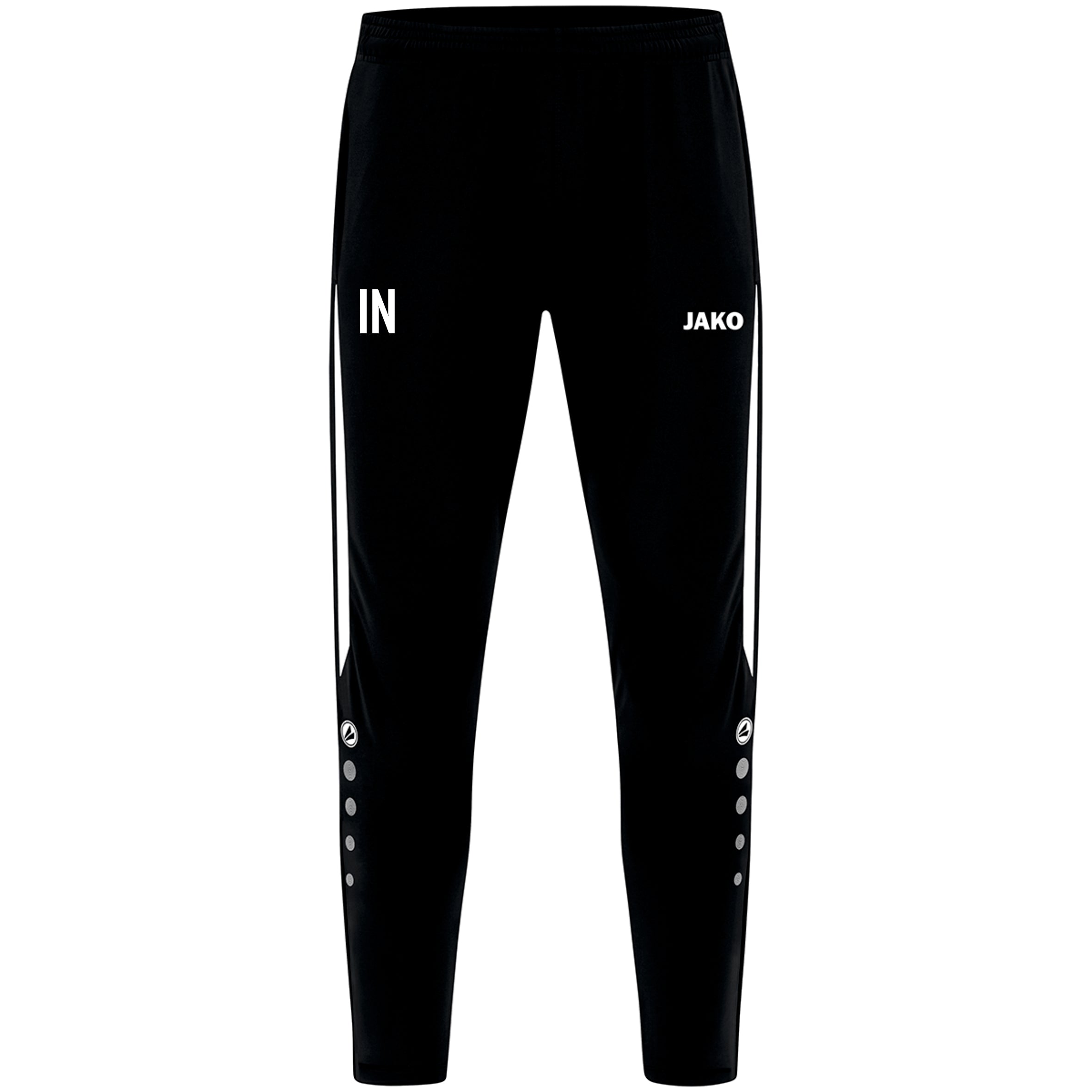 JAKO Trainingshose POWER schwarz/weiß (inkl. Bedruckung) - Nur Initialen