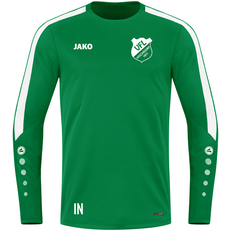 JAKO Sweat Power sportgrün (inkl. Bedruckung) - VfL Hochdorf Mädchen