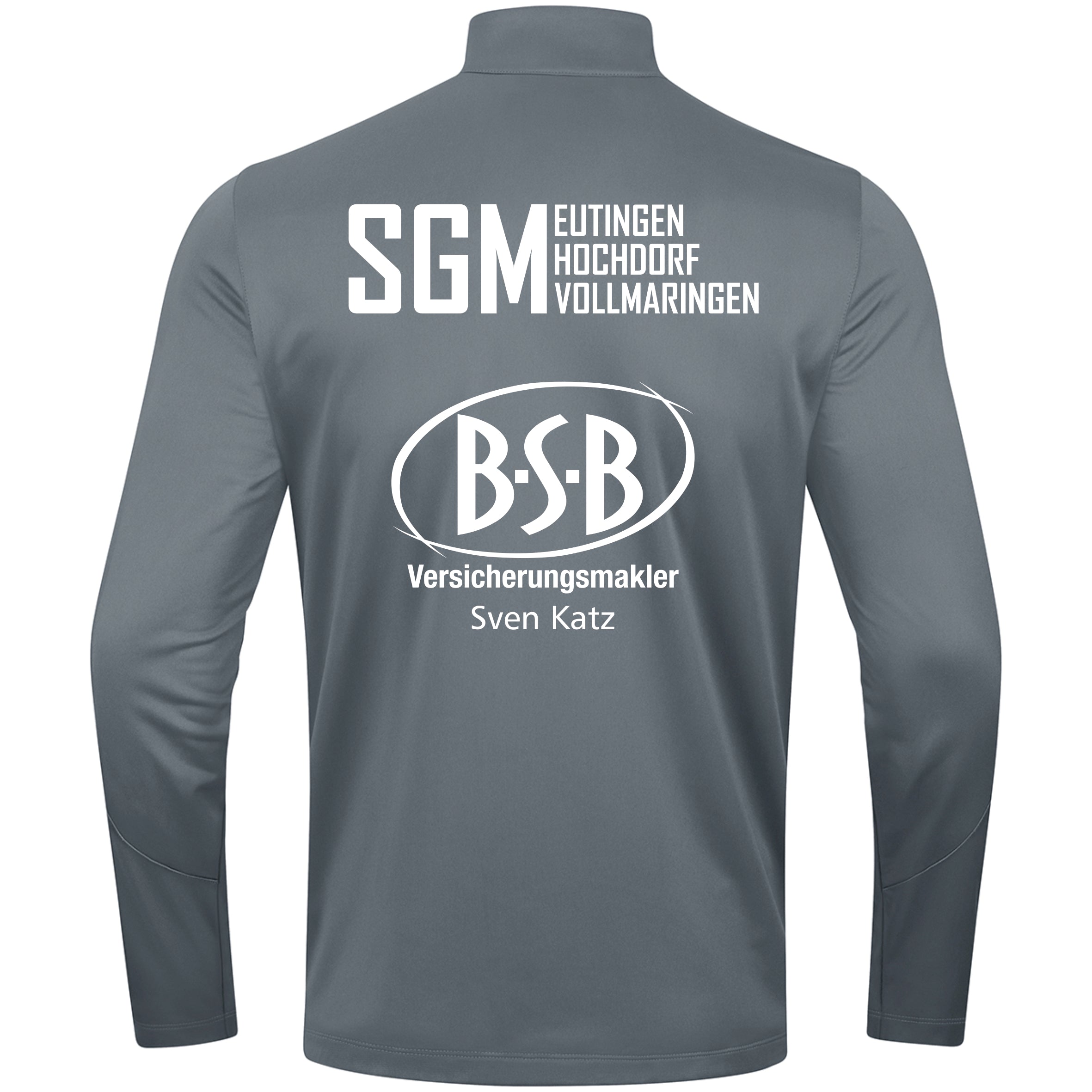 JAKO Polyesterjacke Power steingrau (inkl. Bedruckung) - SGM Eutingen/Hochdorf/Vollmaringen