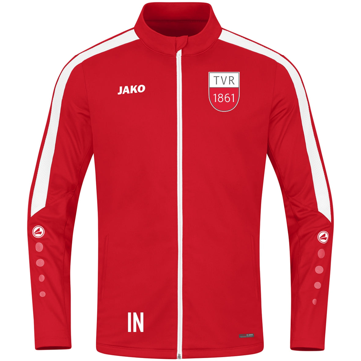 Polyester Jacke Power rot (inkl. Bedruckung) - TV Rottenburg