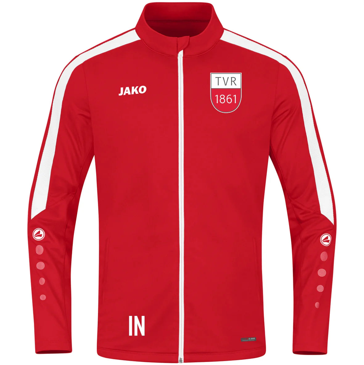 JAKO Polyesterjacke Power rot (inkl. Bedruckung) - TV Rottenburg Turnen