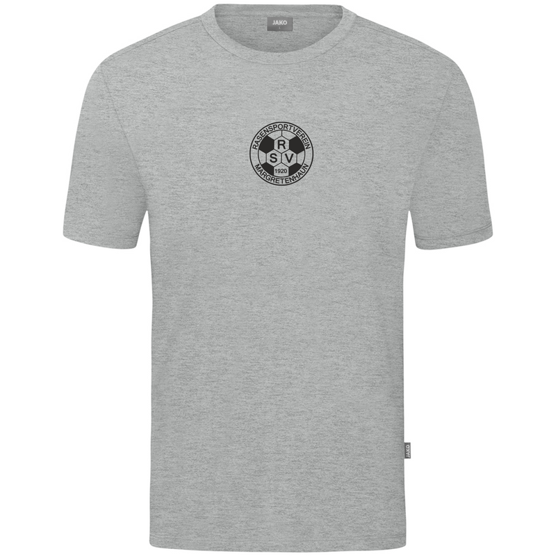 Jako T-Shirt Organic hellgrau meliert (inkl. Bedruckung) - RSV Margretenhaun