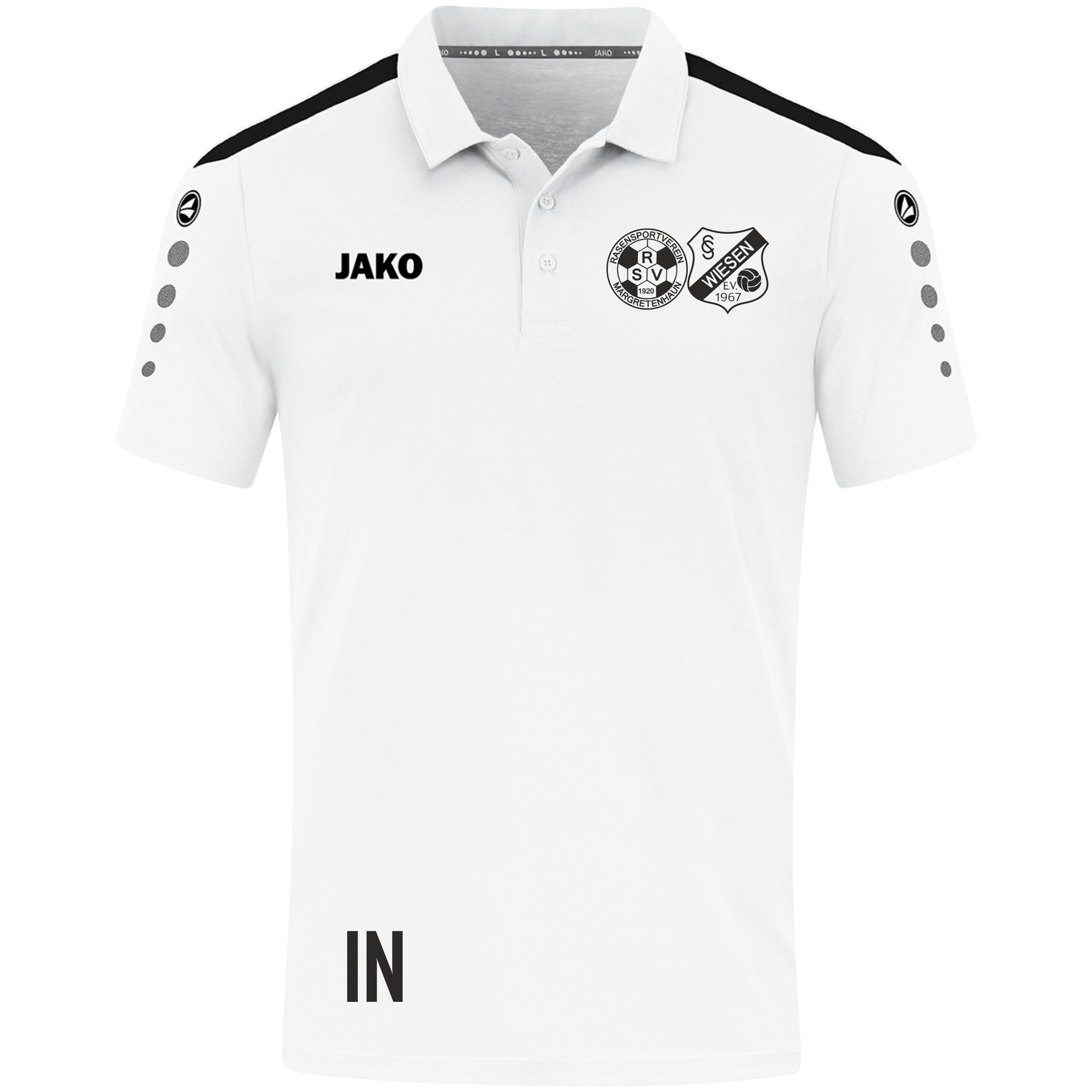 Jako Polo Power weiß (inkl. Bedruckung) - RSV Margretenhaun