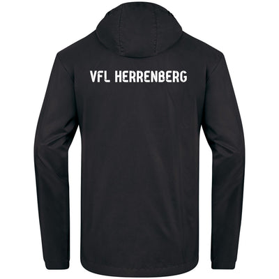 JAKO Allwetterjacke TEAM 2.0 (inkl. Bedruckung) - Schwarz - VfL Herrenberg