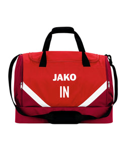 JAKO Sporttasche Iconic rot (inkl. Bedruckung) - Nur Initialen