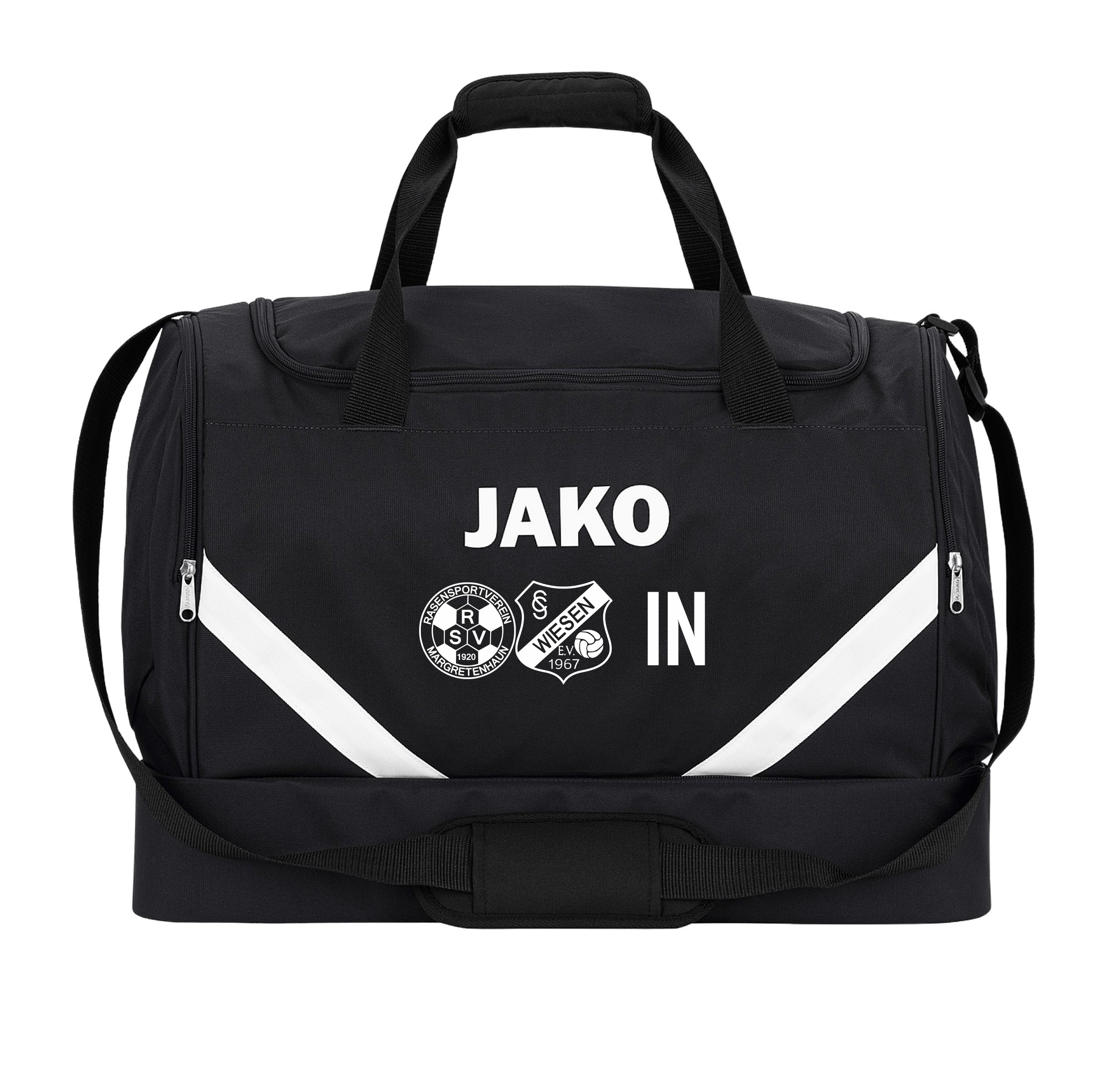 Jako Sporttasche Iconic schwarz (inkl. Bedruckung) - RSV Margretenhaun