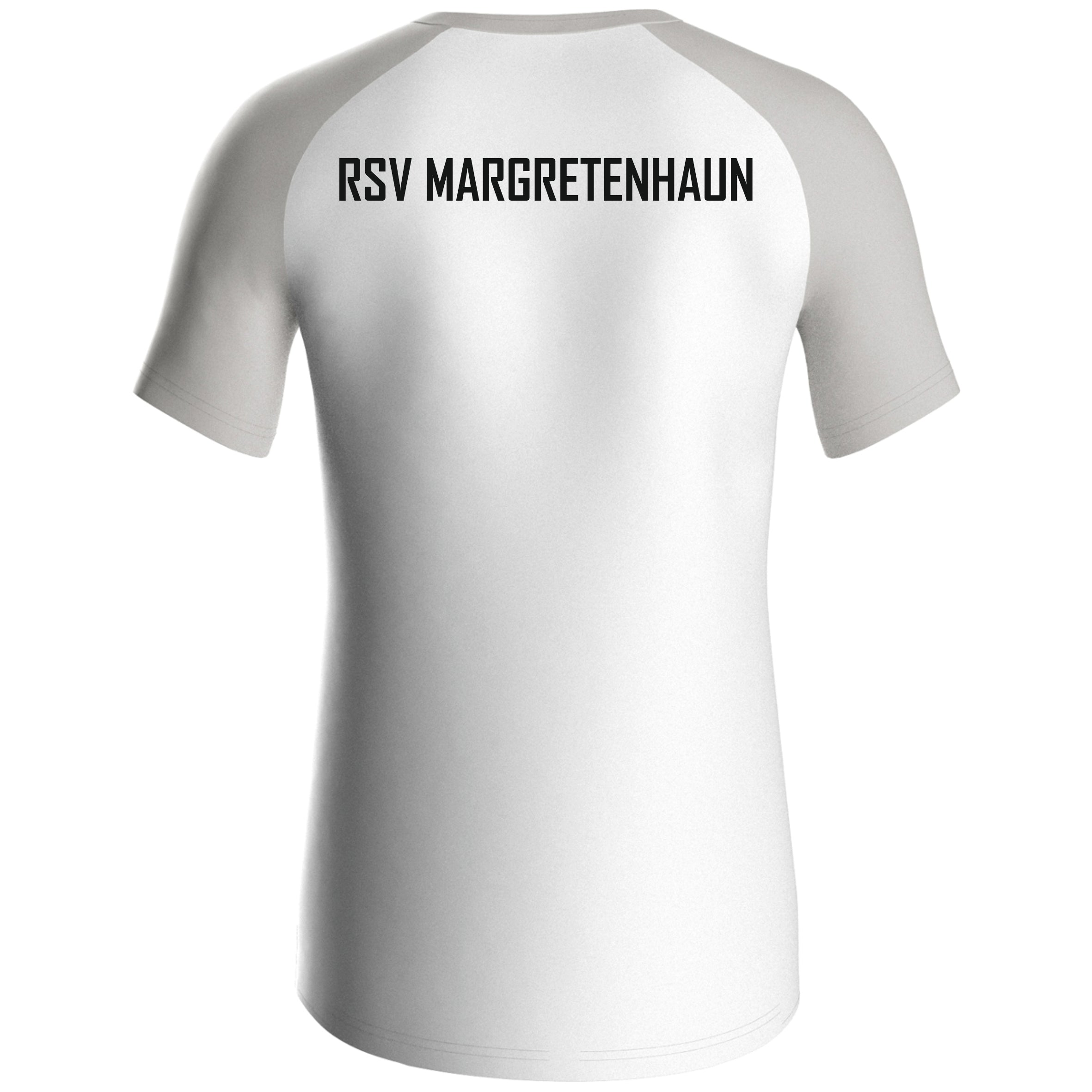 Jako T-Shirt Iconic weiß/soft grey (inkl. Bedruckung)- RSV Margretenhaun
