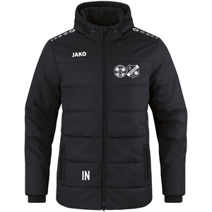 Jako Jugend Coachjacke Team mit Kapuze schwarz (inkl. Bedruckung) - RSV Margretenhaun