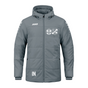 Jako Jugend Coachjacke Team mit Kapuze steingrau (inkl. Bedruckung) - RSV Margretenhaun