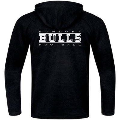 JAKO Freizeitjacke mit Kapuze CHALLENGE (inkl. Bedruckung) - Schwarz - Bulls Bondorf