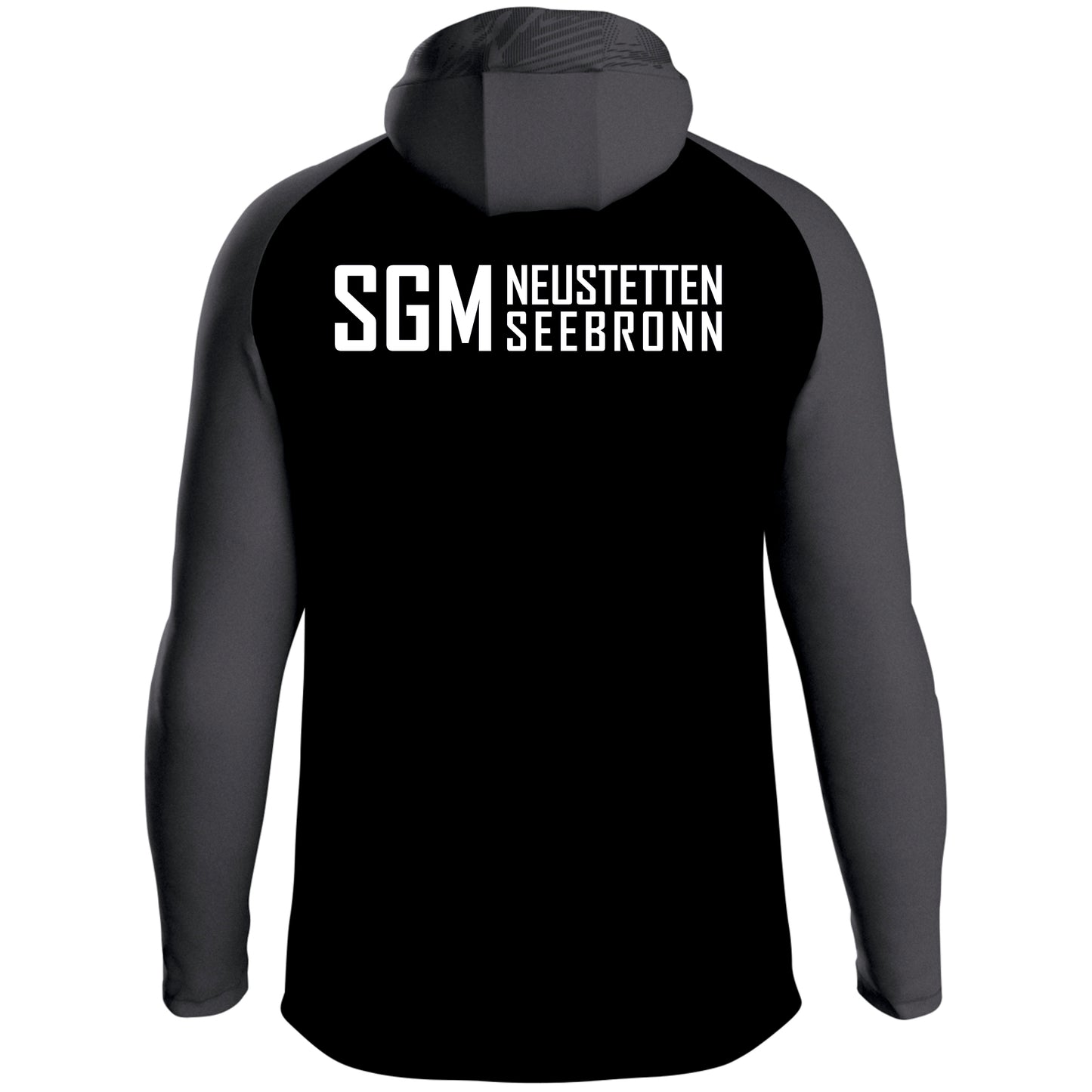 JAKO Kapuzenjacke Iconic schwarz/anthrazit - SGM Neustetten/Seebronn