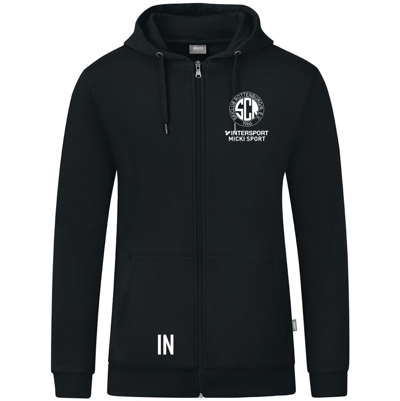 JAKO Kapuzenjacke ORGANIC (inkl. Bedruckung) - Schwarz - Skiclub Rottenburg