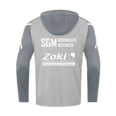 JAKO Kapuzenjacke PERFORMANCE (inkl. Bedruckung) - Soft Grey - SGM Rohrweiler/Weitingen