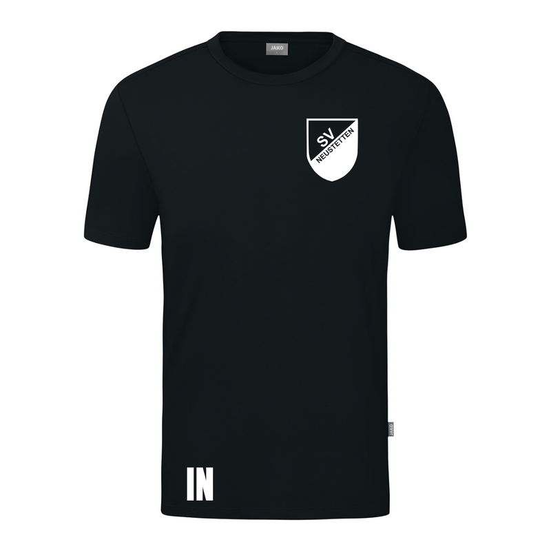 JAKO T-Shirt Organic schwarz (inkl. Bedruckung) - SV Neustetten Jugend