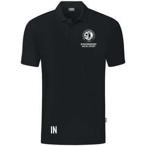 JAKO Polo ORGANIC (inkl. Bedruckung) - Schwarz - Skiclub Rottenburg