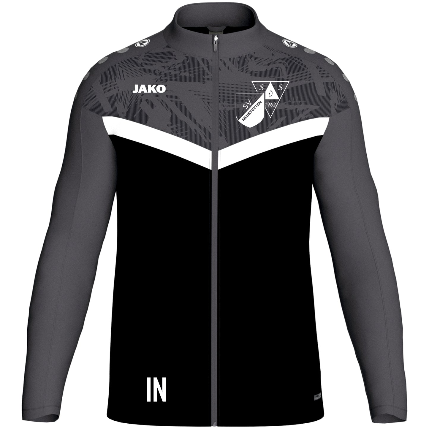 JAKO Polyesterjacke Iconic schwarz/anthrazit - SGM Neustetten/Seebronn