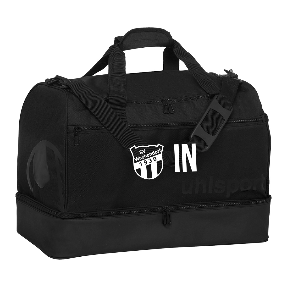 UHLSPORT ESSENTIAL SPIELERTASCHE Schwarz (inkl. Bedruckung) - SV Wachendorf