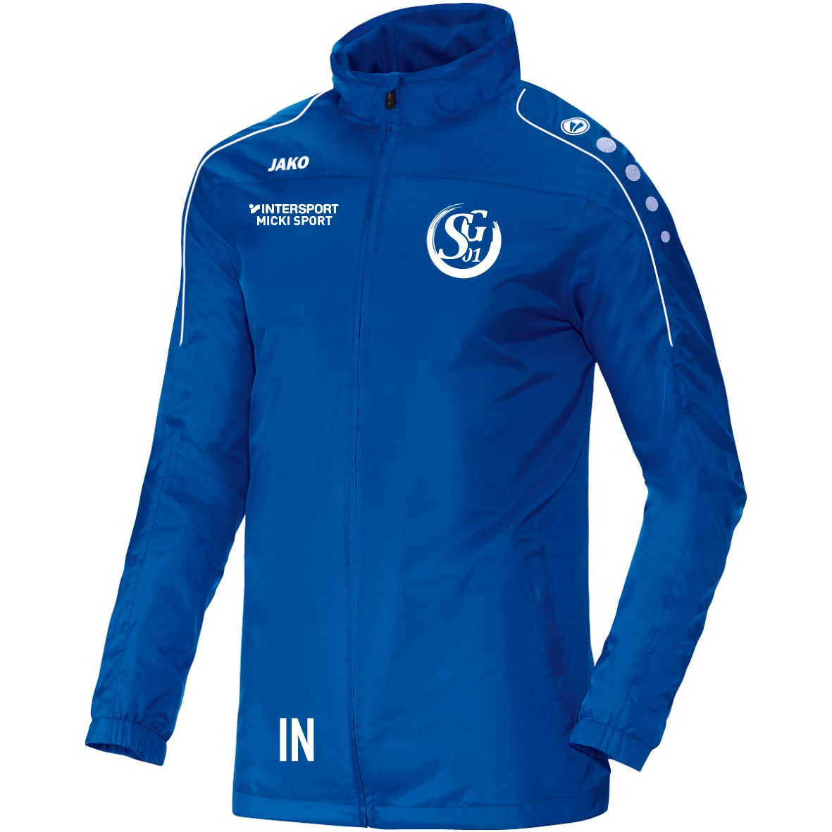 JAKO Regenjacke TEAM (inkl. Bedruckung) - Blau - SG01