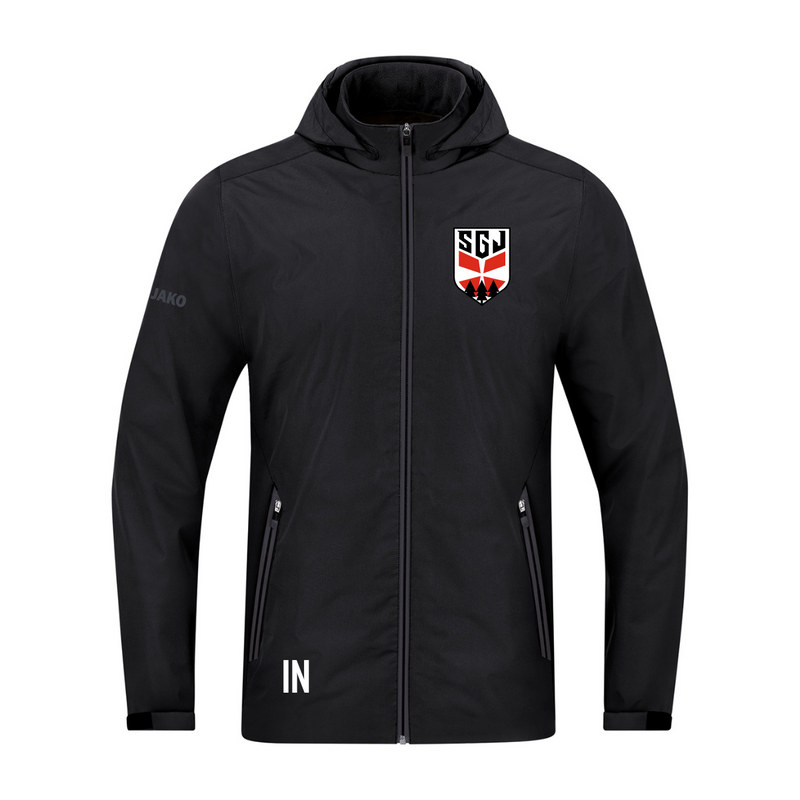Jako Regenjacke Allround schwarz (inkl. Bedruckung) - SG Jettingen