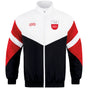 JAKO Freizeitjacke Retro schwarz/weiß/rot (inkl. Bedruckung) - TV Rottenburg