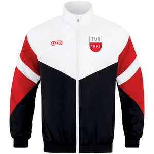 JAKO Freizeitjacke Retro schwarz/weiß/rot (inkl. Bedruckung) - TV Rottenburg