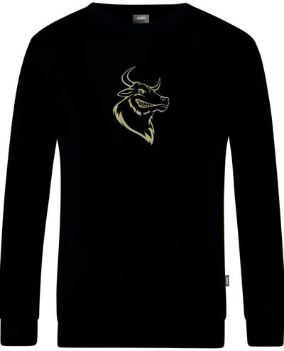 JAKO Fan-Sweat (inkl. Bedruckung) - Schwarz/Gold - Bulls Bondorf