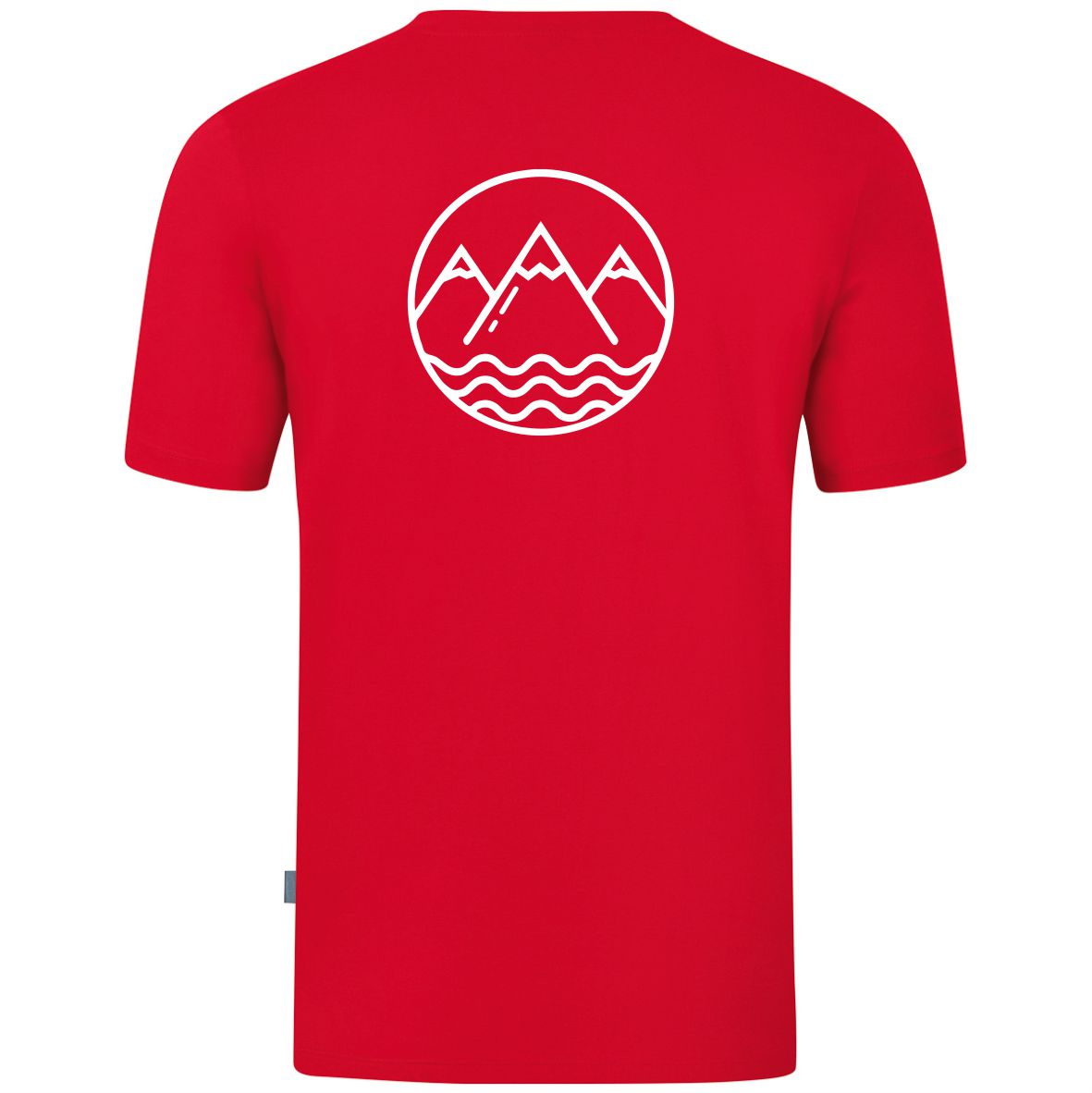 JAKO T-Shirt ORGANIC (inkl. Bedruckung) - Rot - Skiclub Rottenburg