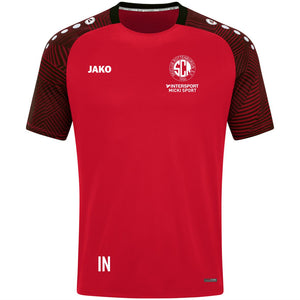 JAKO T-Shirt PERFORMANCE (inkl. Bedruckung) - Rot - Skiclub Rottenburg
