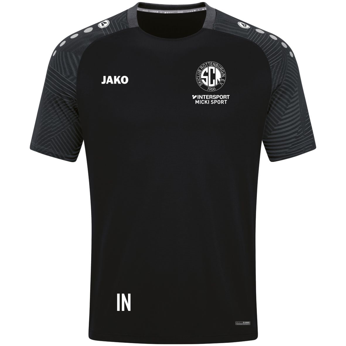 JAKO T-Shirt PERFORMANCE (inkl. Bedruckung) - Schwarz - Skiclub Rottenburg