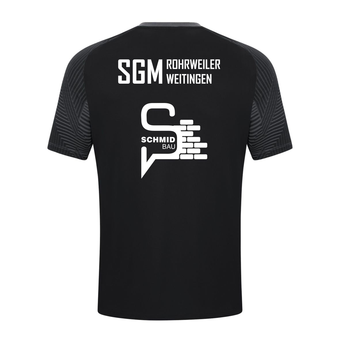 JAKO T-Shirt PERFORMANCE (inkl. Bedruckung) - Schwarz/Anthrazit - SGM Rohrweiler/Weitingen