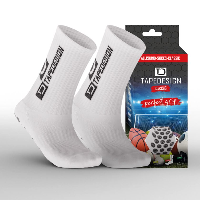Tapedesign Allround Socks Classic – Weiß