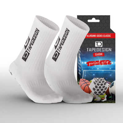 Tapedesign Allround Socks Classic – Weiß