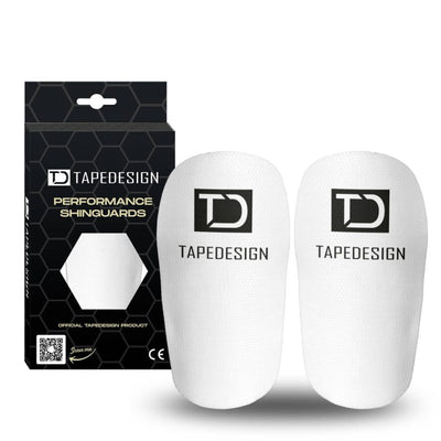 Tapedesign  Performance Shinguards 2.0 - Weiß