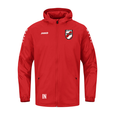 JAKO Allwetterjacke Team 2.0 rot (inkl. Bedruckung) - TV Derendingen