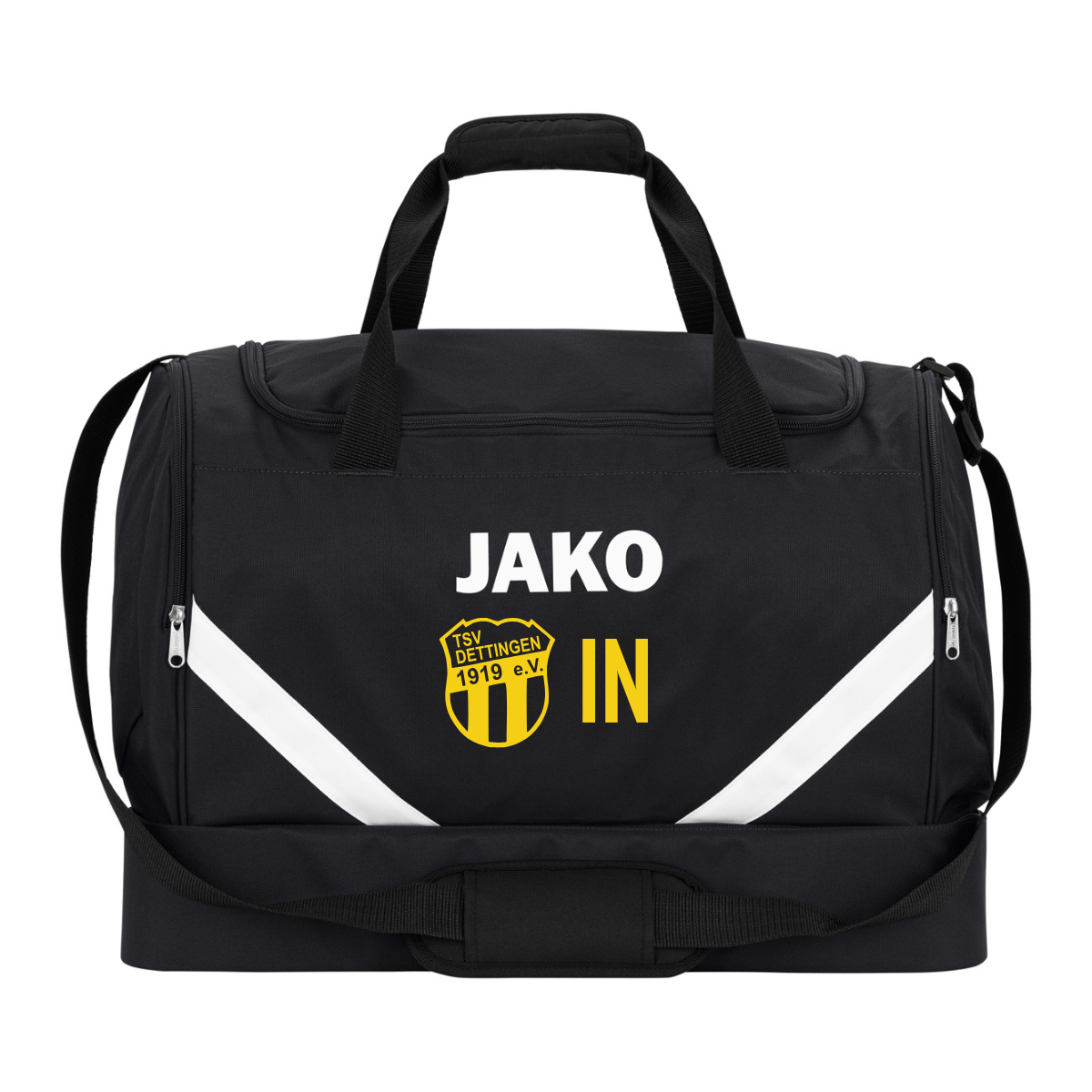 JAKO Sporttasche Iconic schwarz (inkl. Bedruckung) - TSV Dettingen