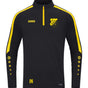 JAKO Zip Top POWER (inkl. Bedruckung) - Schwarz/Gelb - SV Pfrondorf/Mindersbach