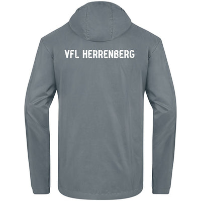 JAKO Allwetterjacke POWER (inkl. Bedruckung) - Grau - VfL Herrenberg