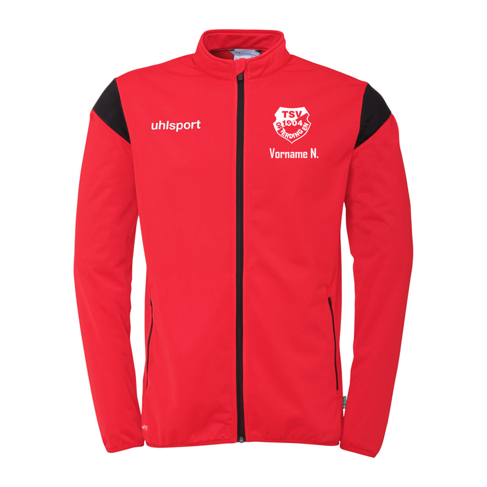 UHLSPORT Classic Jacke SQUAD (inkl. Bedruckung) - Rot/Schwarz - TSV Ofterdingen